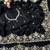 Soft Space Silk Embroidered Black Color Women's Saree With Blouse 