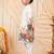Boys off white rayon sequined elephant floral border kurta pyjama set