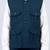 Boys teal blue lycra solid 3 piece waistcoat set with classic flap pockets