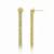Peridot line drop earrings( gem stone and 925 silver jewellery)