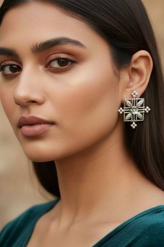 Silver enclave studs