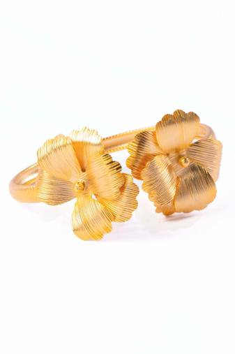 Golden blossom cuff