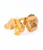Golden blossom cuff