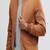 Men's rust orange leather jacket  genuine lambskin beige leather rib style jacket