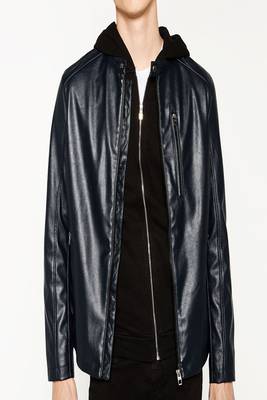 men's black premium lambskin leather jacket long sleeve design exclusive 1