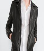 men's black lambskin leather jacket classic zip up style exclusive