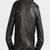 Men's black genuine lambskin leather jacket stylish casual wear-l59