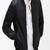 Men's black genuine lambskin leather jacket stylish casual rib leather jacket-l63