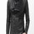 Men's black genuine lambskin leather jacket stylish slim fit leather jacket-l73