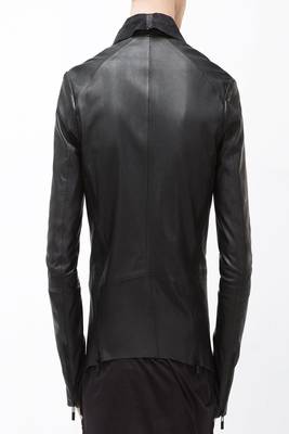 men's black lambskin leather jacket classic zip up style refined 2