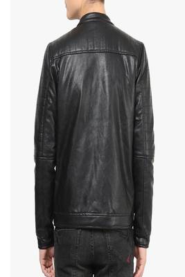 men's black lambskin leather jacket classic zip up style elegant 2