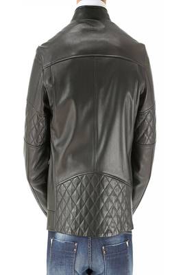 men's black lambskin leather jacket classic zip up style timeless 2