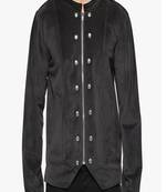 men's black suede leather jacket classic zip up style