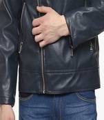 men's black lambskin leather jacket classic zip up style deluxe