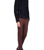 men's navy blue lambskin leather jacket classic zip up style exclusive