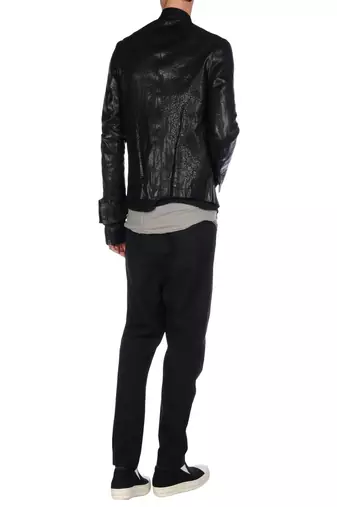 men's black lambskin leather jacket classic zip up style elite