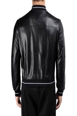 men's black lambskin leather jacket classic zip up style unique 2