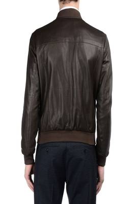 men's black lambskin leather jacket classic zip up style special 2