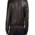 Men's black genuine lambskin leather jacket modern fashion outfit leather jacket-l97