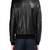 Men's black genuine lambskin leather jacket modern fashion outfit leather jacket-l101