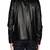 Men's black genuine lambskin leather jacket modern fashion outfit leather jacket-l102
