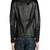 Men's black genuine lambskin leather jacket modern fashion outfit leather jacket-l103