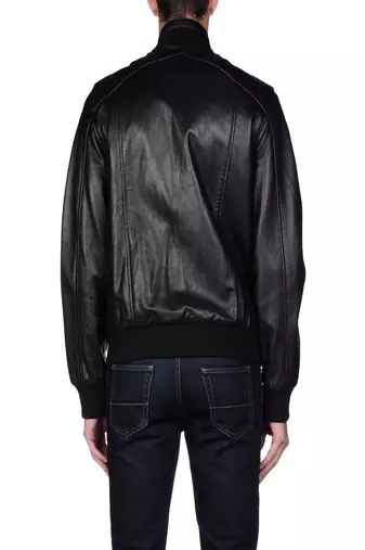 men's black lambskin leather jacket classic zip up style ultimate