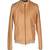 Men's beige genuine lambskin leather jacket modern fashion outfit leather jacket-l111