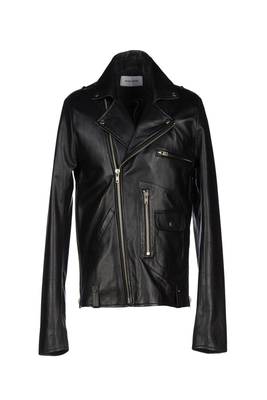 men's black lambskin leather jacket classic zip up style featured 1