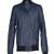Men's navy blue genuine lambskin leather jacket modern fashion outfit leather jacket-l115