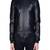 Men's navy blue genuine lambskin leather jacket modern fashion outfit leather jacket-l116