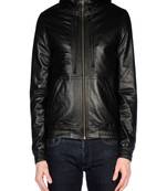 men's black lambskin leather jacket classic zip up style premium premium
