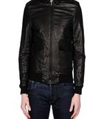 men's black lambskin leather jacket classic zip up style premium exclusive