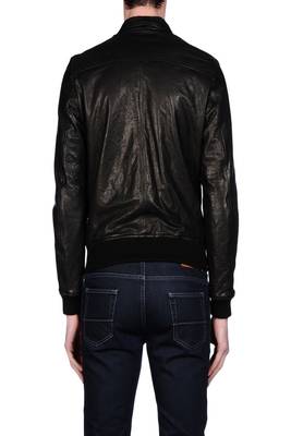 men's black lambskin leather jacket classic zip up style premium exclusive 2