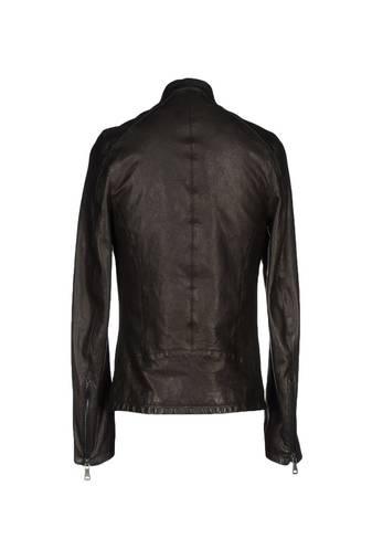 Men's black genuine lambskin leather jacket modern fashion outfit leather jacket-l121