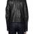 Men's black genuine lambskin leather jacket modern fashion outfit leather jacket-l122
