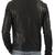 Men's black genuine lambskin leather jacket modern fashion outfit leather jacket-l128