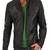 Men's black genuine lambskin leather jacket modern fashion outfit leather jacket-l130