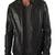 Men's black genuine lambskin leather jacket modern fashion outfit leather jacket-l131