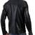 Men's black genuine lambskin leather motorcycle jacket slim fit designer men biker jacket-l137