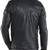 Men's black genuine lambskin leather motorcycle jacket slim fit designer men biker jacket-l144