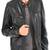 Men's black genuine lambskin leather motorcycle jacket slim fit designer men biker jacket-l145
