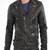 Men's black genuine lambskin leather motorcycle jacket slim fit designer men biker jacket-l160