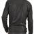 Men's black genuine lambskin leather motorcycle jacket slim fit designer men biker jacket-l160