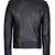 Men's black genuine lambskin leather motorcycle jacket slim fit designer men biker jacket-l160