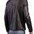 Men's black genuine lambskin leather motorcycle jacket slim fit designer men biker jacket-l168