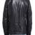 Men's black genuine lambskin leather motorcycle jacket slim fit designer men biker jacket-l169