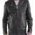Men's black genuine lambskin leather motorcycle jacket slim fit designer men biker jacket-l184