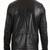 Men's black genuine lambskin leather motorcycle jacket slim fit designer men biker jacket-l187