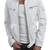 Men's white genuine lambskin leather motorcycle jacket slim fit designer men biker jacket-l189